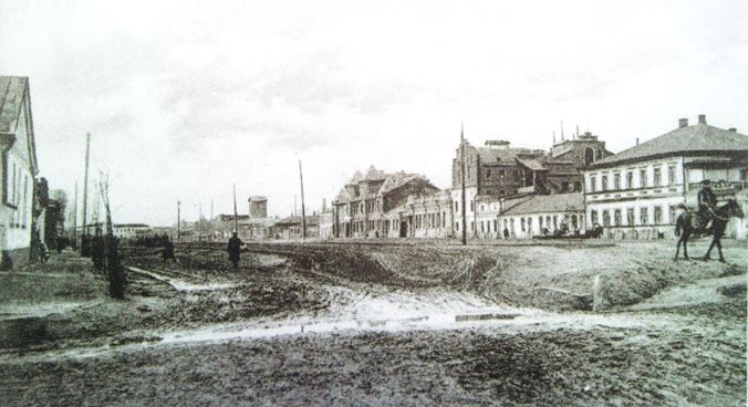Так в начале ХХ века выглядела Кольцовская улица.