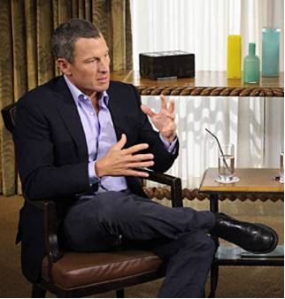 Лэнс Армстронг публично признается в телеинтервью от 18 января 2013 г. в употреблении допинга