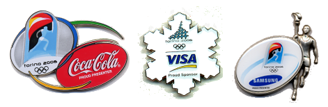 Рис.4. Торговые марки Coca-Cola, Visa и Samsung Electronics, дополненные олимпийской символикой. 