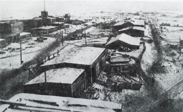 Общий вид строительства завода. 1931 г.