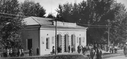 Семилукский ж/д вокзал. Конец 1960-х