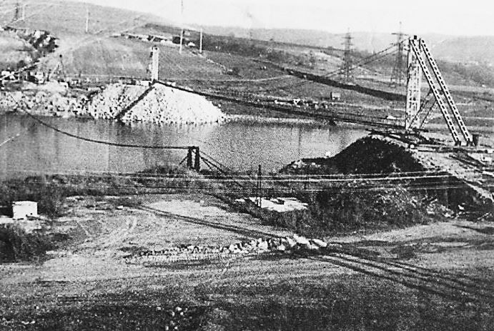 Строительство Семилукского огнеупорного завода. 1930-е гг.
