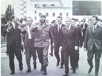 Фидель Кастро на Нововоронежской АЭС