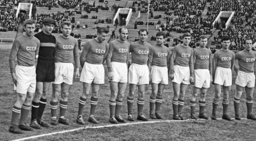 Сборная СССР по футболу. 1958 г. Фото: ТАСС