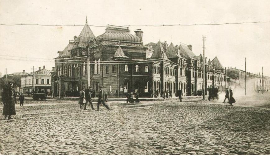 Зимний городской театр Воронежа. Открытка. 1896-1918 гг.