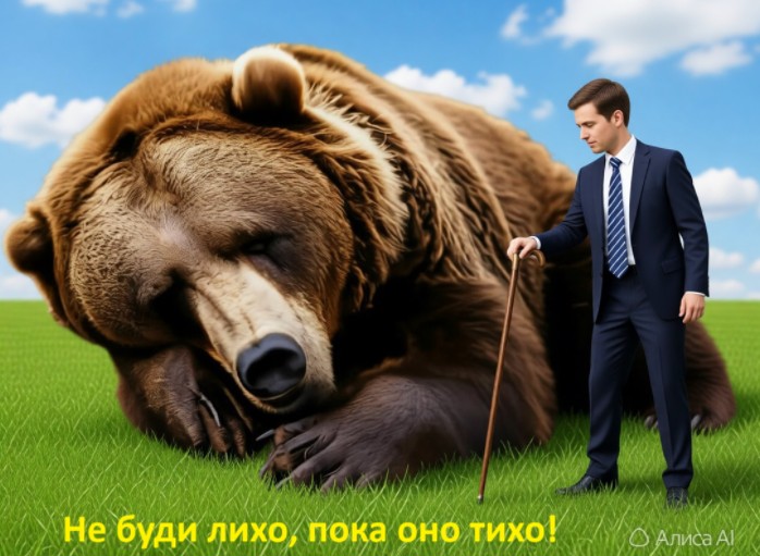 Аллегория отношений России и Запада. 